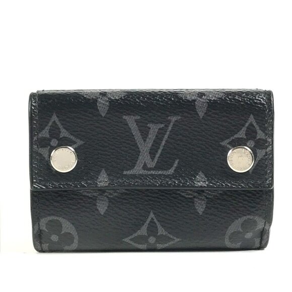 LOUIS VUITTON M67630 MonogramEclipse Discovery Compact wallet Trifold wallet - Picture 1 of 16